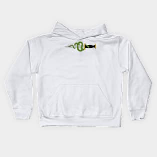 snake and dagger Kids Hoodie